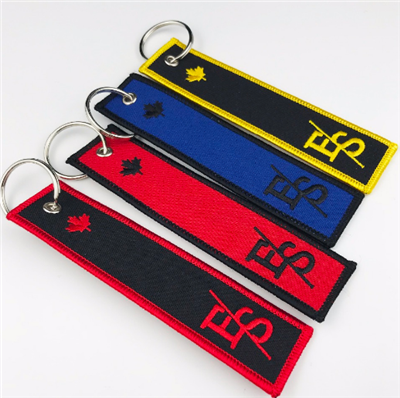 Custom Embroidered Key Chains Airline Crew Luggage Tags