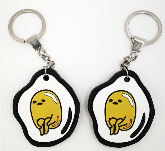 Newest Custom Silicone Keychain Rubber Key Tag For Child