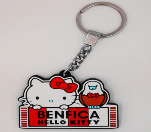 Promotional PVC Key Tags Rubber Keyring with Logo
