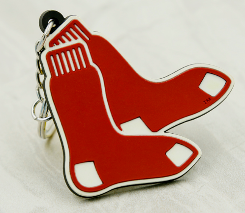 High Quality PVC Key Tag Custom Plastic Silicone Keychain