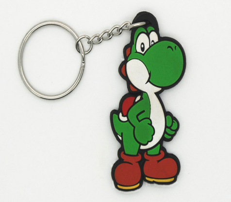 Factory Wholesale Custom Shaped Soft PVC Key Tags