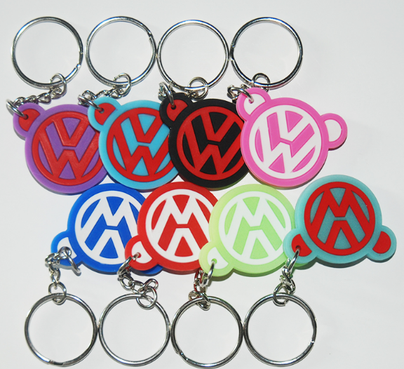 Promotional Shaped PVC Rubber Car Key Tag Wholesale