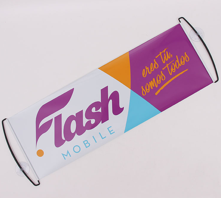 Hot Sell Handheld Scrolling Banner Retractable Fan Banner